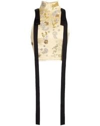 Erdem - Crystal-Embellished Bow-Detail Top - Lyst