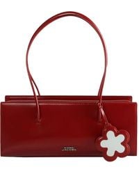 Marc Jacobs - Flower-Embellished Leather Tote Bag - Lyst