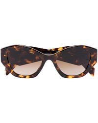 Prada - トータスシェル キャットアイ サングラス - Lyst
