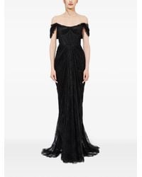IRIS SERBAN - Iolanda Off-Shoulder Maxi Dress - Lyst