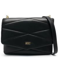 DKNY - Quilted Leather Crossbody Bag - Lyst