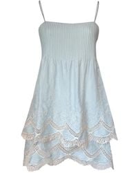 Lug Von Siga - Artemis Embroidery-Embellished Tiered Mini Dress - Lyst