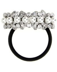 Self-Portrait - Crystal-Embellished Headband - Lyst