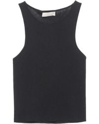Amomento - Fine-Ribbed Crew-Neck Tank Top - Lyst