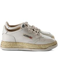 Maison Mihara Yasuhiro - X Autry Leather Peforated Sneakers - Lyst