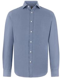 BOGGI - Garment-Washed Linen Shirt - Lyst