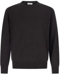 Kangra - Crew-Neck Ribbed-Trim Sweater - Lyst