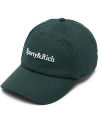 Sporty & Rich - Serif Logo Baseball Cap - Lyst