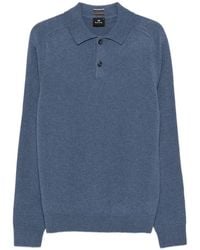 Paul Smith - Merino Wool Polo Sweater - Lyst