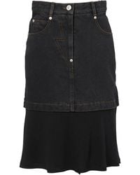 Pushbutton - Gelaagde Midi-Rok - Lyst