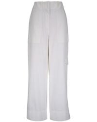 Akris Punto - Patch-Pocket Cropped Trousers - Lyst