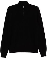 Brioni - Maglione Con Mezza Zip - Lyst