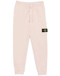 Stone Island - Logo-Patch Cargo Track Pants - Lyst