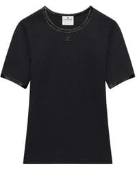 Courreges - Vinyl Contrast T-Shirt - Lyst