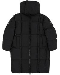 MM6 by Maison Margiela - Down Jacket With Removable Hood - Lyst