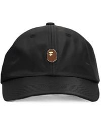 A Bathing Ape - Ape Head Logo-Embroidered Baseball Cap - Lyst