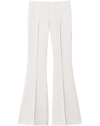 Twinset - Pressed-Crease Flared Trousers - Lyst