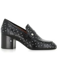 Laurence Dacade - Mocassins En Cuir À Détails De Clous 70 Mm - Lyst