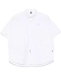 Aape By A Bathing Ape - Camisa AAPENOW con logo Moonface - Lyst