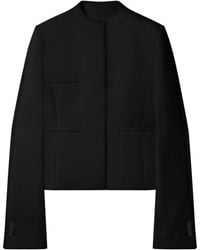 Courreges - Heritage Concealed-Fastening Crepe Jacket - Lyst
