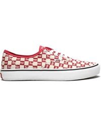 Vans - X Supreme 'authentic Pro Supreme Checkered Red' スニーカー - Lyst