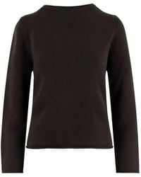 Allude - Pull En Cachemire À Col Rond - Lyst
