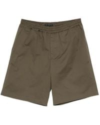 Low Brand - George Coulisse Stud-Embellished Drawstring Shorts - Lyst