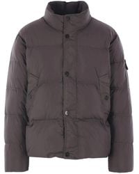 Stone Island - Zip-Up Padded Jacket - Lyst