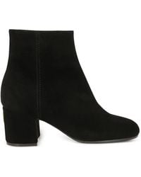 Via Roma 15 - Logo-Plaque Block-Heel Ankle Boots - Lyst
