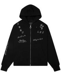 JUNGLES JUNGLES - Embroidered Zip-Up Hoodie - Lyst