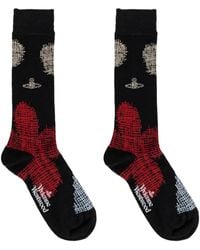 Vivienne Westwood - Orb-Logo Intarsia-Knit Socks - Lyst