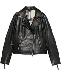 Bully - Zip Lambskin Jacket - Lyst