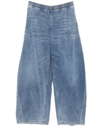 Alexander Wang - Brushed Denim Track Pants - Lyst