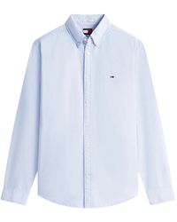 Tommy Hilfiger - Chemise Boutonnée À Logo Brodé - Lyst