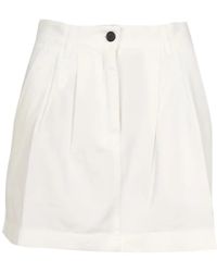 Department 5 - Button Pleated Skirt - Lyst