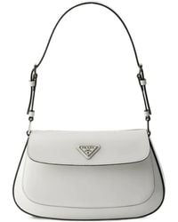 Prada - Cleo Brushed Leather Shoulder Bag - Lyst