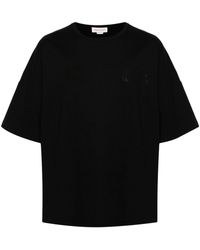 Alexander McQueen - T-shirt en coton à logo imprimé - Lyst