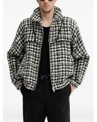 IRO - Jack Met Pied-De-Poule Print En Rits - Lyst