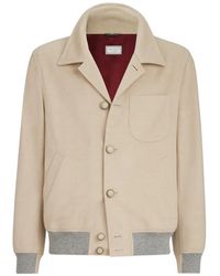 Brunello Cucinelli - Lightweight Virgin-Wool Cloth Outerwear Jacket - Lyst
