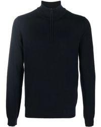 HUGO - Roll-Neck Virgin Wool Jumper - Lyst