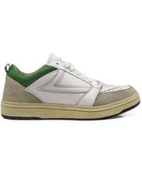 HTC - Starlight Leren Sneakers Met Geperforeerde Details - Lyst