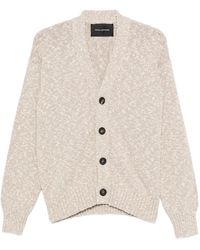 Tagliatore - Buttoned V-Neck Cardigan - Lyst