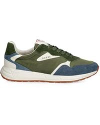 Guess - Aria Logo-Print Panelled Sneakers - Lyst
