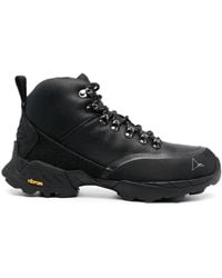 Roa - Lace-Up Leather Boots - Lyst
