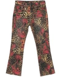 R13 - Kick Leopard-Print Jeans - Lyst