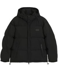 HUGO - Birono Hooded Padded Jacket - Lyst