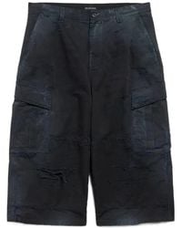 Balenciaga - Pantalon Court À Poches Cargo - Lyst