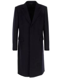 Givenchy - Notched-Lapel Virgin Wool Overcoat - Lyst