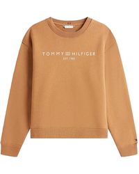 Tommy Hilfiger - Logo-Print Sweatshirt - Lyst