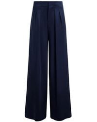 Alice + Olivia - Eloise Pleated Wide-Leg Trousers - Lyst